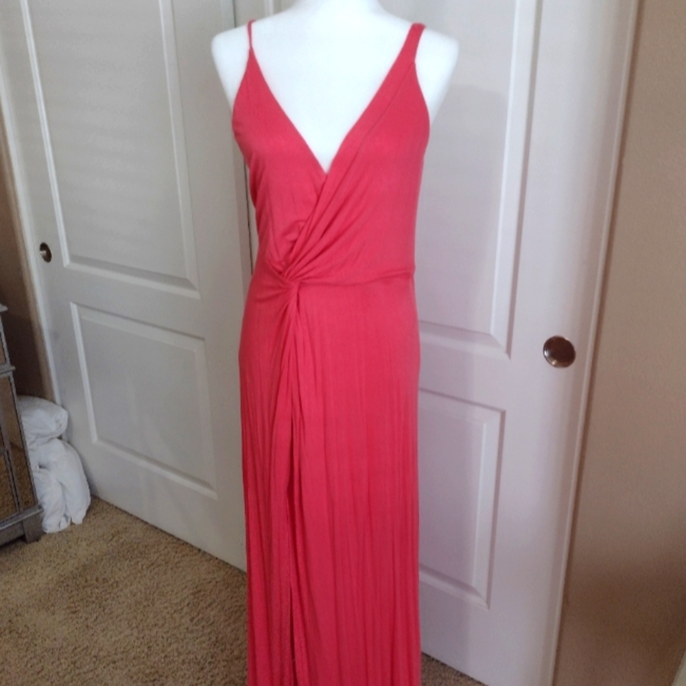 Jersey Knit Maxi Dress